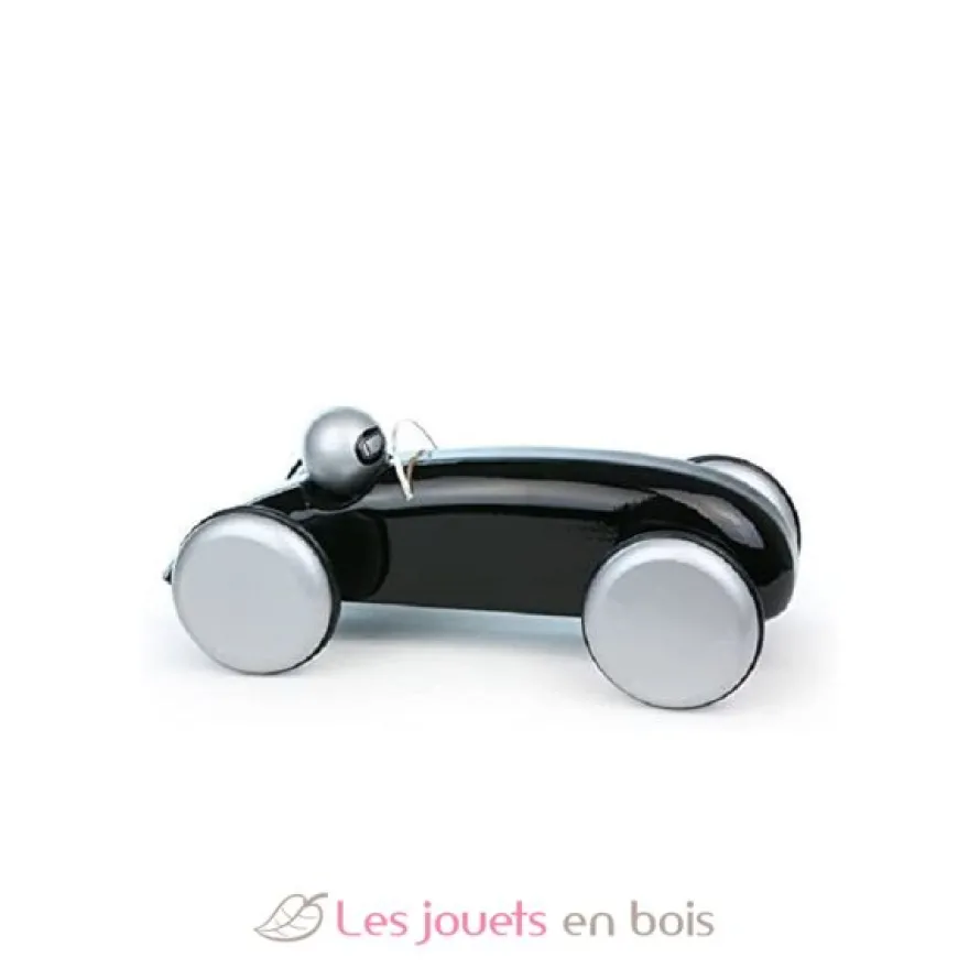 Voiture Speedster laquée noire 30 cm - Vilac