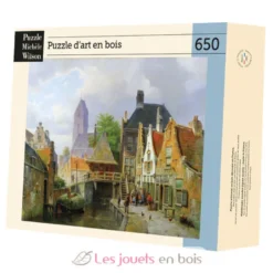 Vue de Oudewater de Koekkoek - Puzzle Michèle Wilson