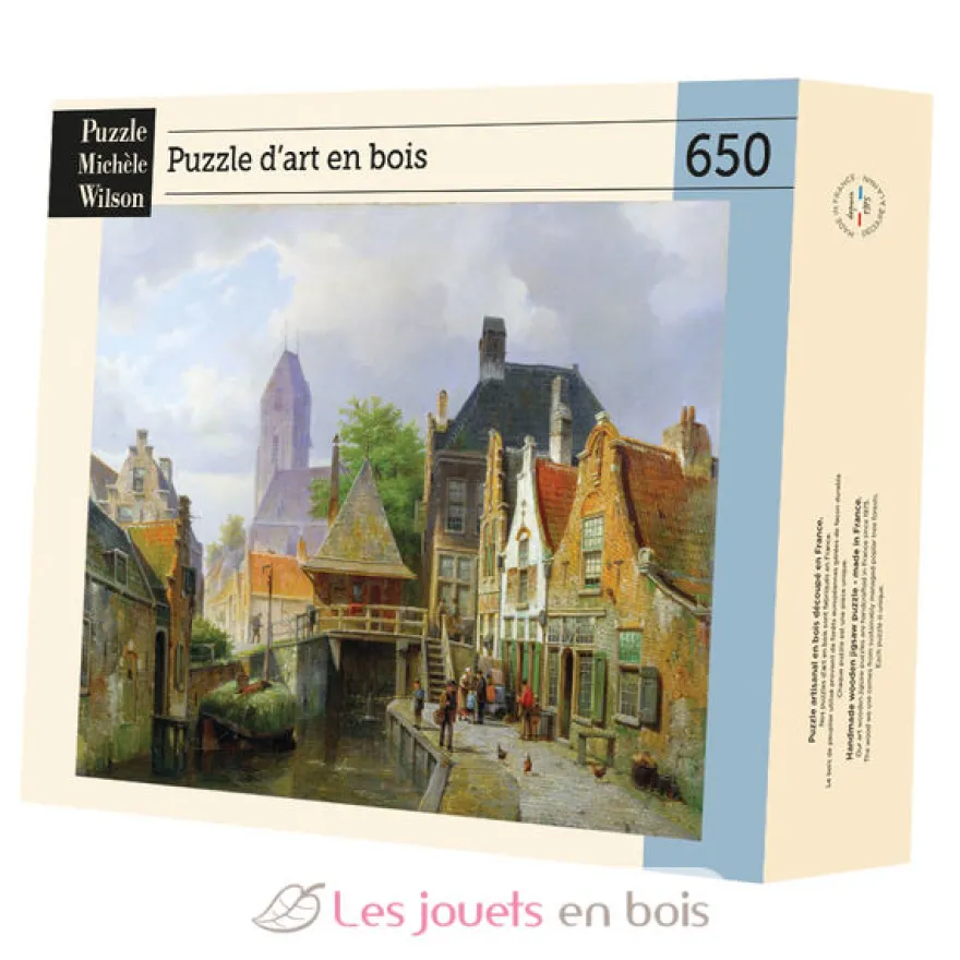 Vue de Oudewater de Koekkoek - Puzzle Michèle Wilson
