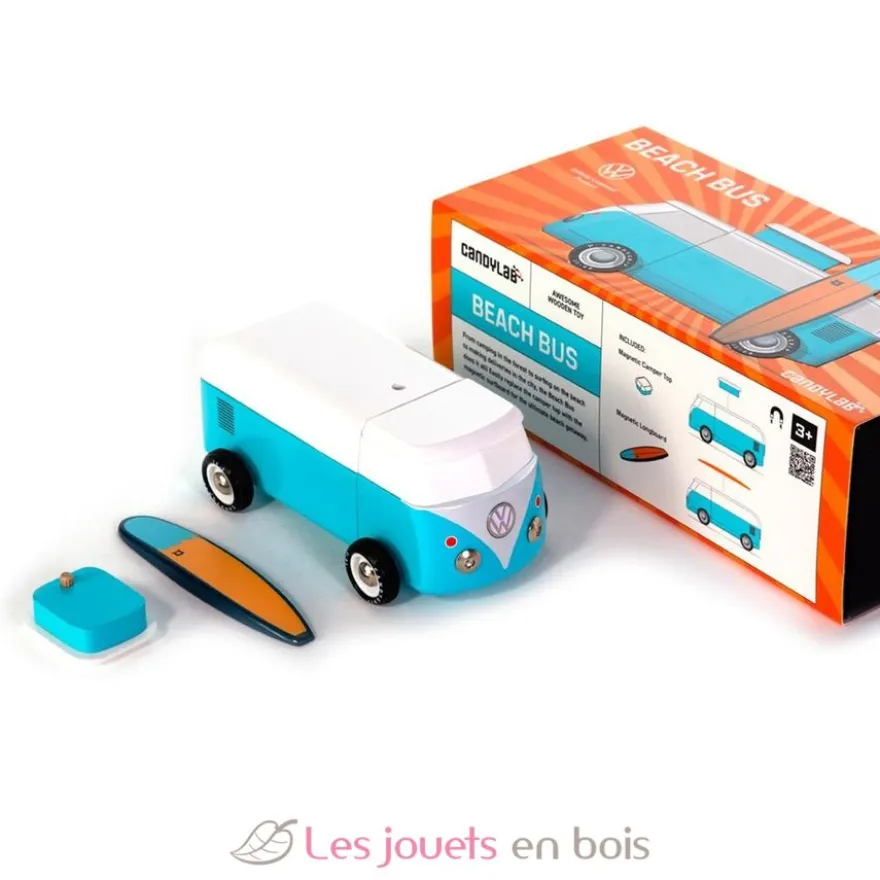 VW Beach Bus bleu océan - Candylab
