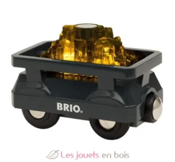Wagon lumineux chargé d’or - Brio