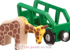 Wagon transporteur de girafe - Brio