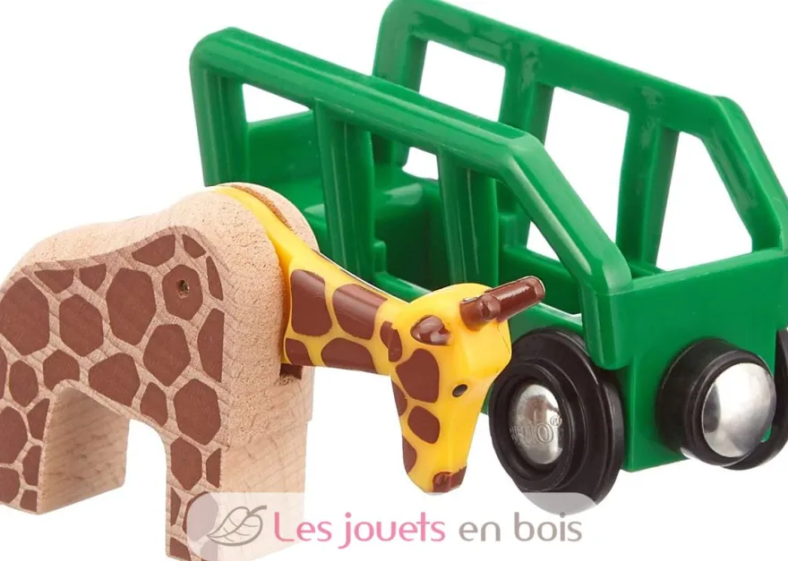 Wagon transporteur de girafe - Brio