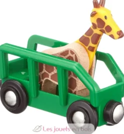 Wagon transporteur de girafe - Brio