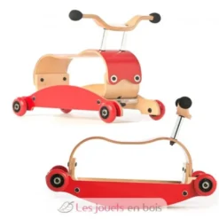 Wishbone Mini Flip 3 en 1 - Rouge - Wishbone Design Studio