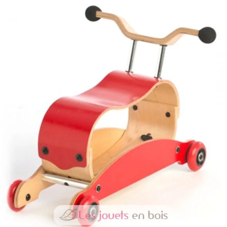 Wishbone Mini Flip 3 en 1 - Rouge - Wishbone Design Studio