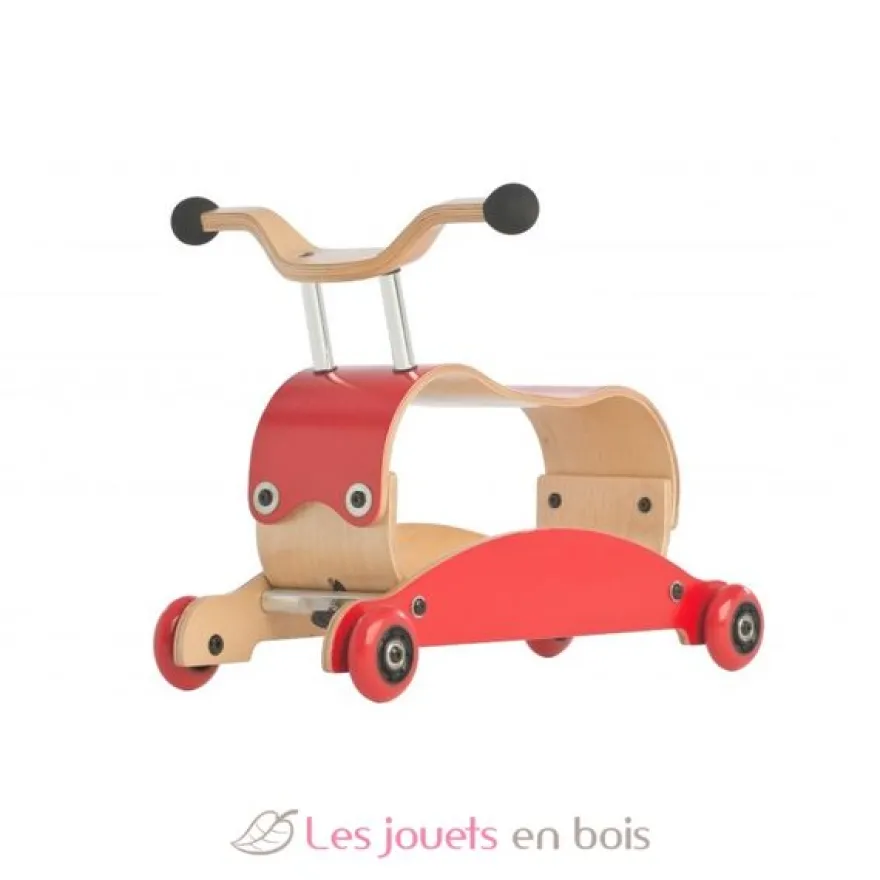 Wishbone Mini Flip 3 en 1 - Rouge - Wishbone Design Studio