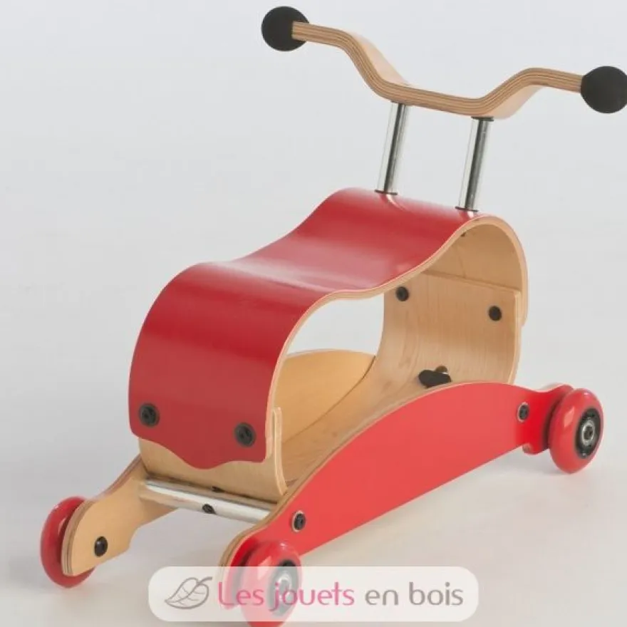 Wishbone Mini Flip 3 en 1 - Rouge - Wishbone Design Studio