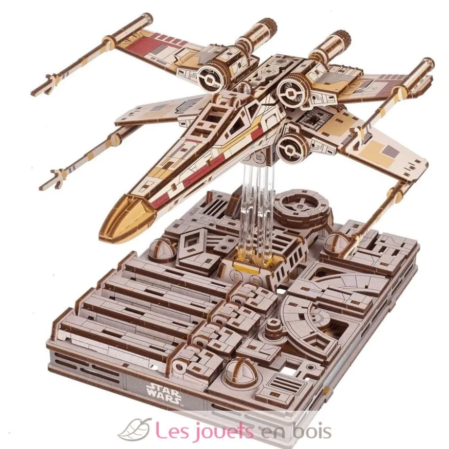 X-Wing de Luke Skywalker - Puzzle 3D mécanique en bois - Ugears