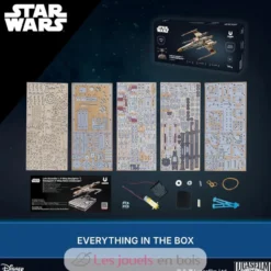 X-Wing de Luke Skywalker - Puzzle 3D mécanique en bois - Ugears