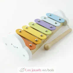 Xylophone arc-en-ciel en bois et métal - Le Toy Van