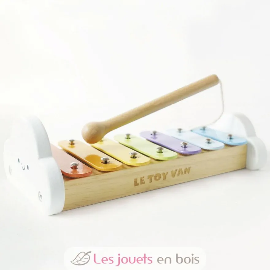 Xylophone arc-en-ciel en bois et métal - Le Toy Van